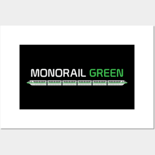 Monorail Green Posters and Art